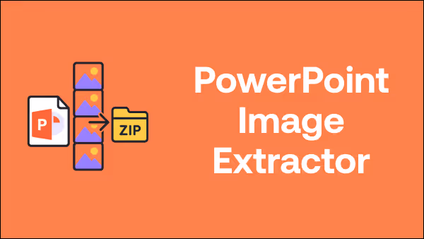 Thumbnail with decorative graphic that reads PowerPoint Image Extractor