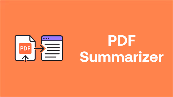 Thumbnail with decorative graphic that reads PDF Summarizer