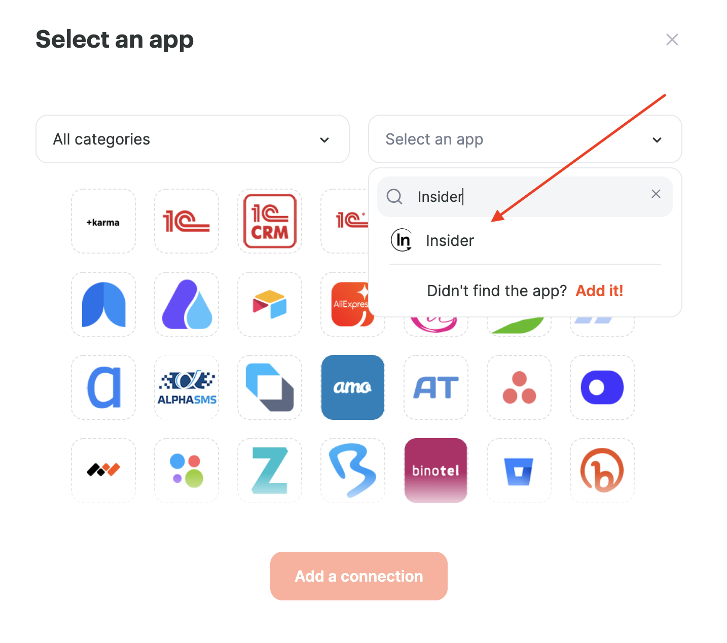Connecting Insider to Albato | Albato
