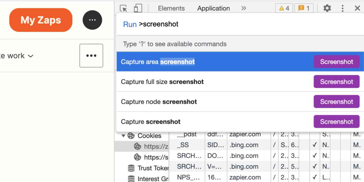 How to take a full page screenshot with this hidden Chrome shortcut | Zapier