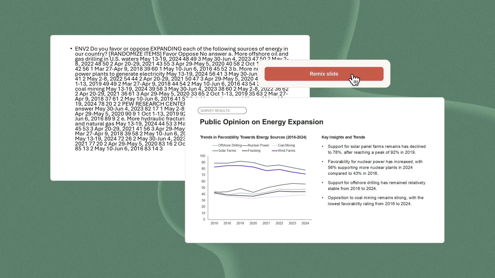 Experimentieren example