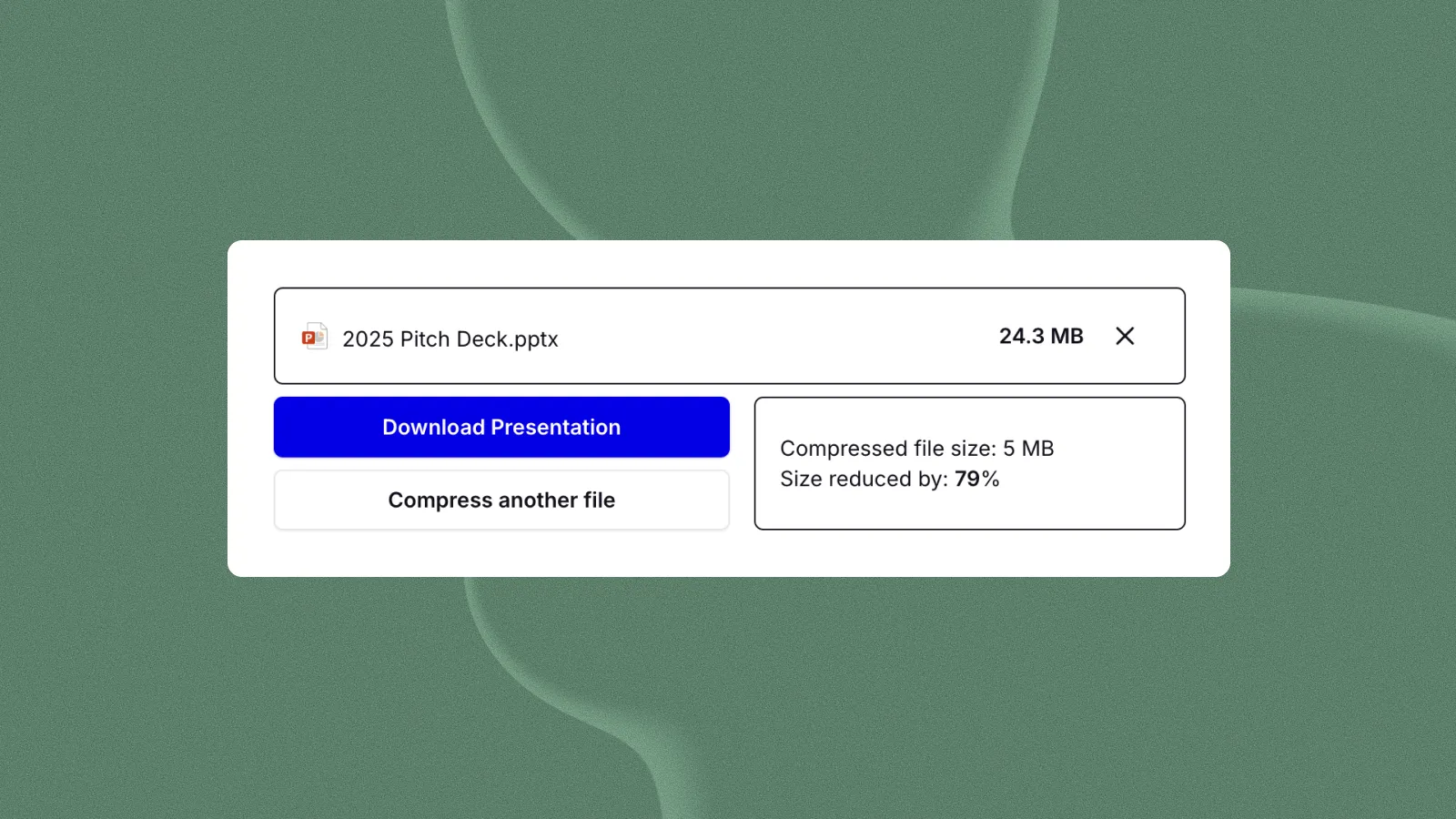 PowerPoint compressor illustration