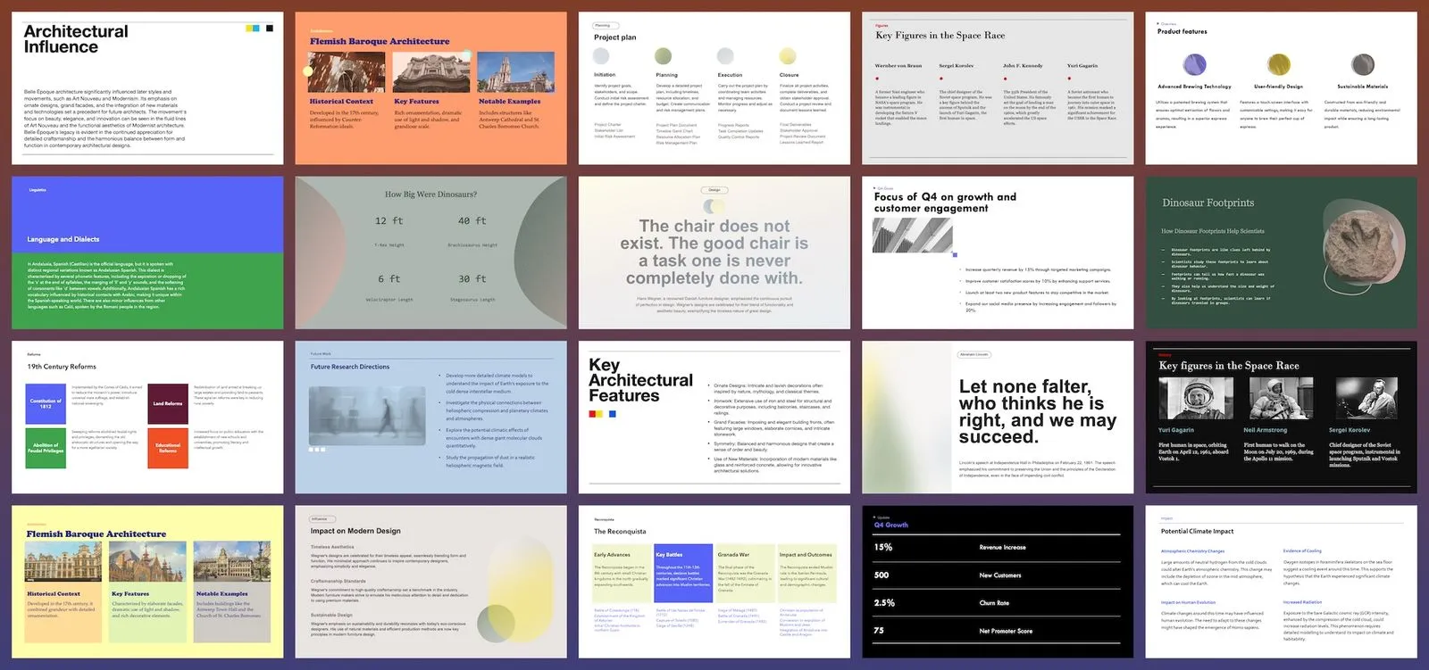 How to make slides look good example