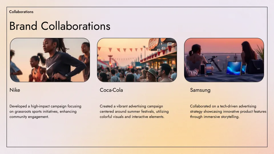 Aurora template — slide 3