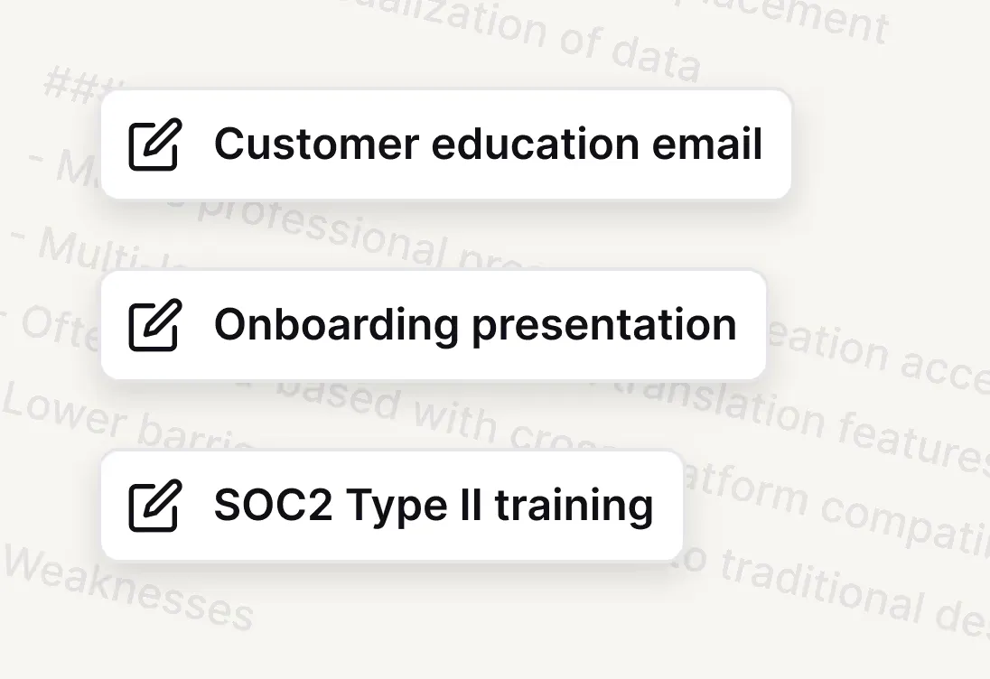 Adapt your content example