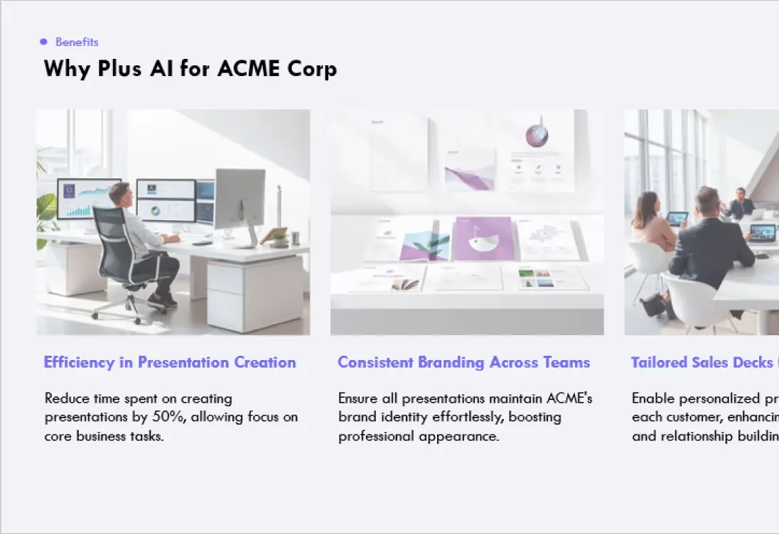 Sales collateral example