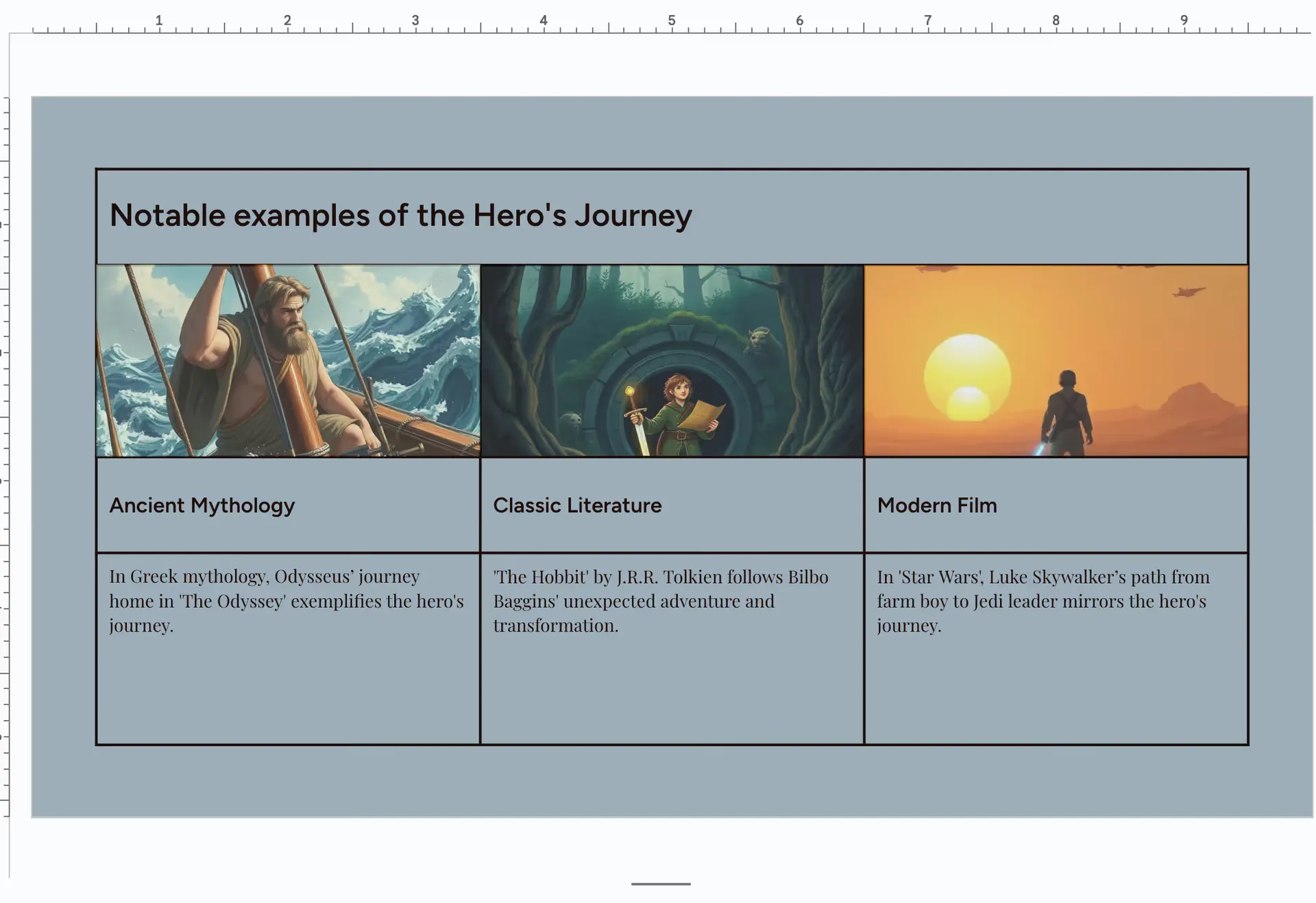Create engaging visuals example