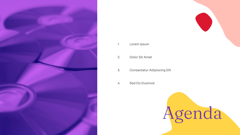 90s aesthetic presentation template — slide 2