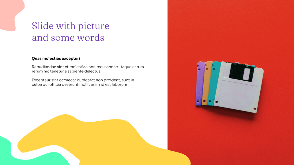90s aesthetic presentation template — slide 5