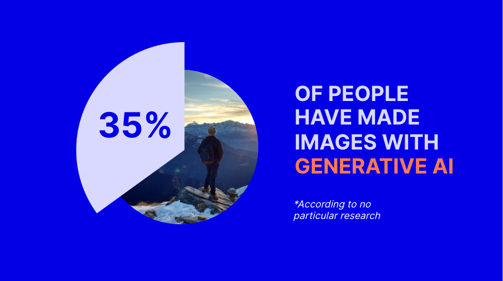 Blue data visualizations — slide 2