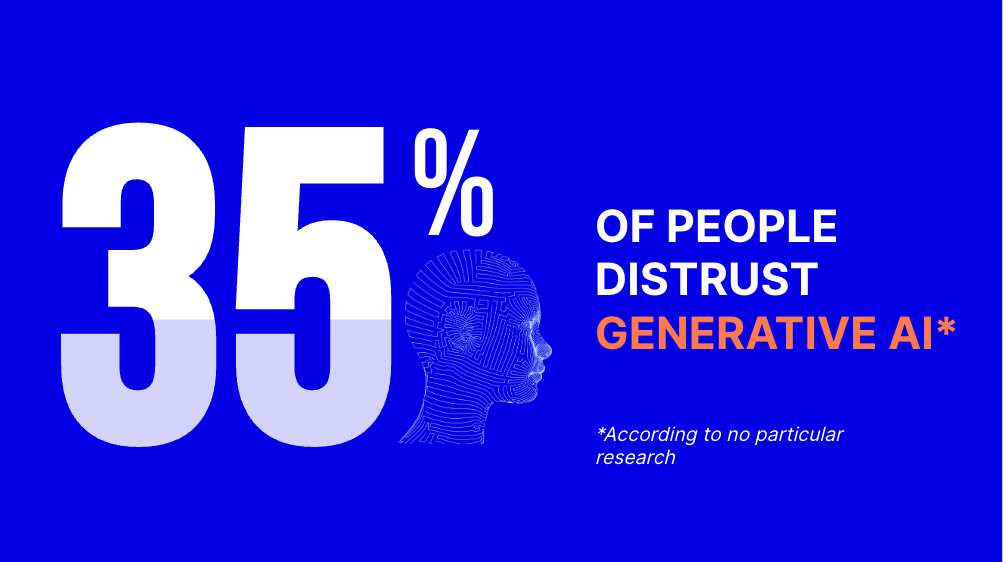 Blue data visualizations — slide 3