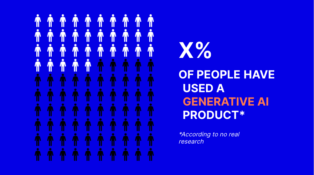 Blue data visualizations — slide 4