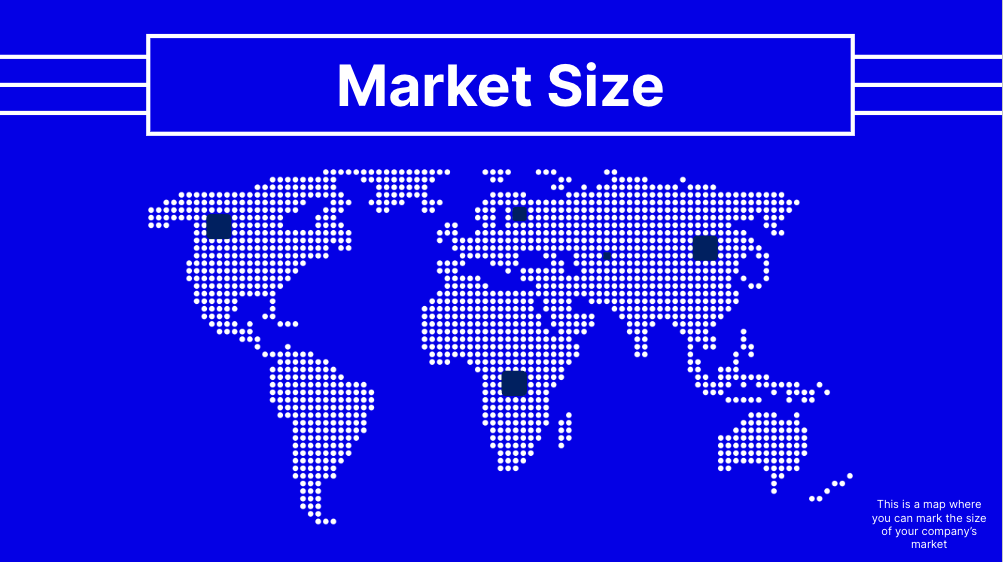 Blue data visualizations — slide 6