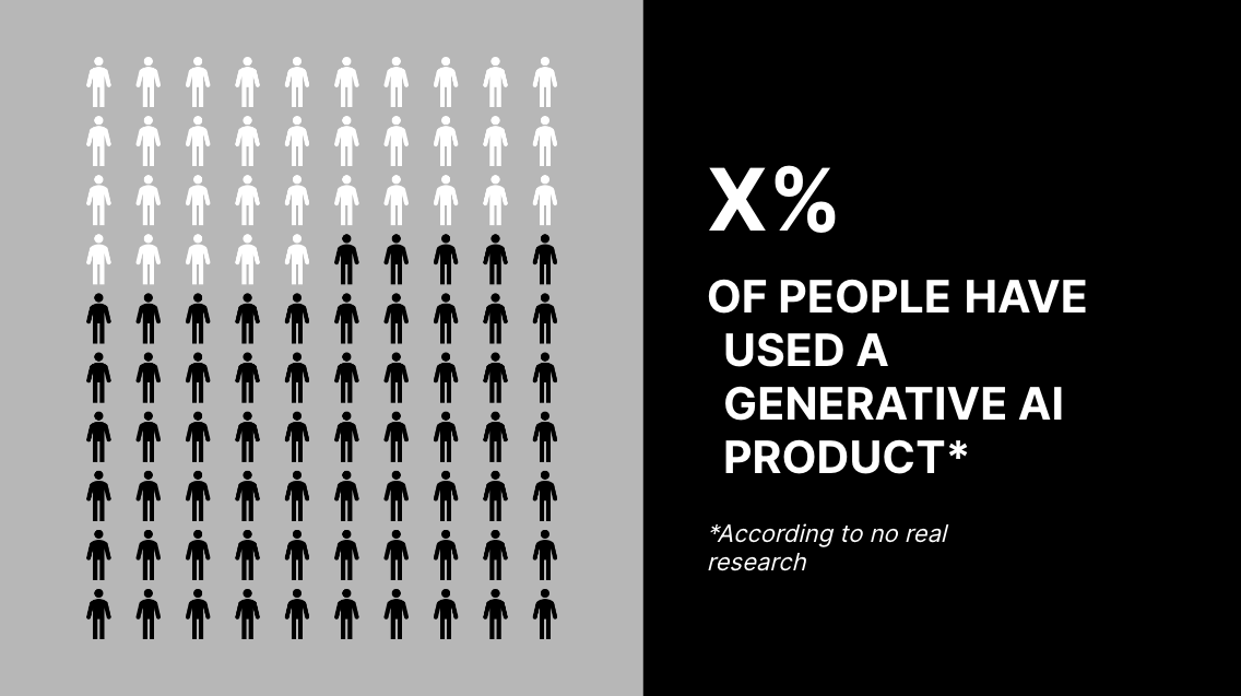 Black and white data visualizations — slide 3
