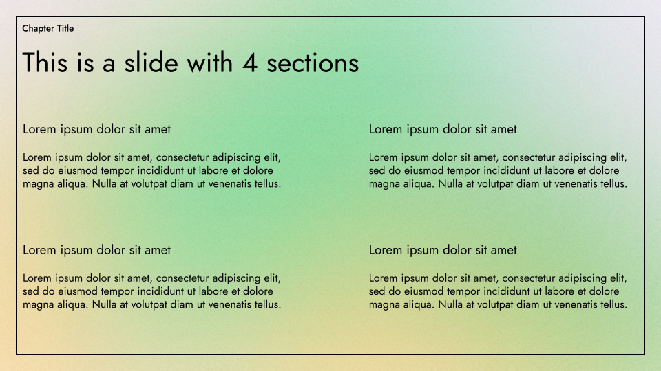 Aurora Gradient Presentation Template — slide 14