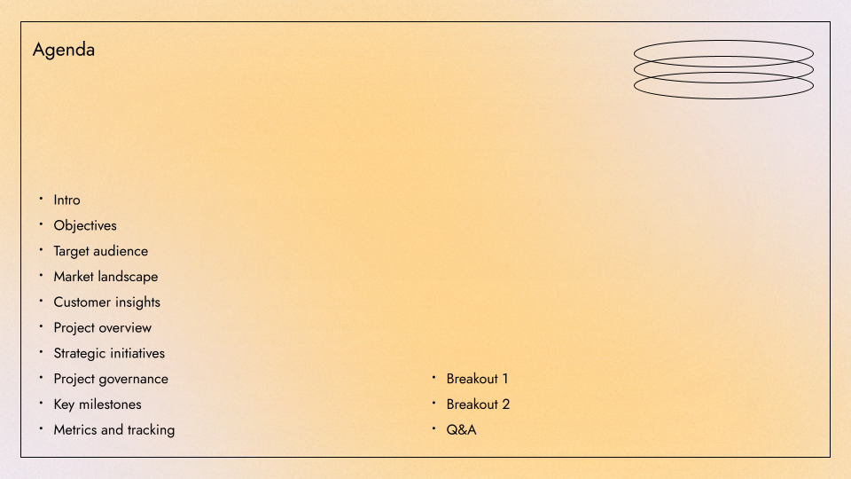 Aurora Gradient Presentation Template — slide 2