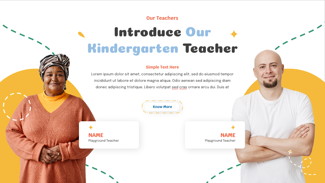 Back to school template for Kindergarten — slide 5