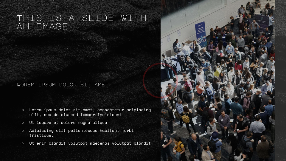 Black Sand Texture Background Template — slide 12