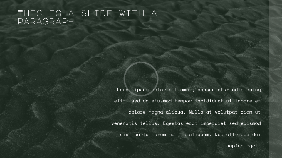 Black Sand Texture Background Template — slide 2
