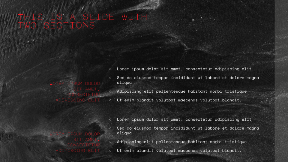 Black Sand Texture Background Template — slide 6
