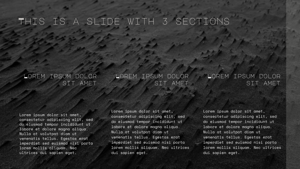 Black Sand Texture Background Template — slide 8