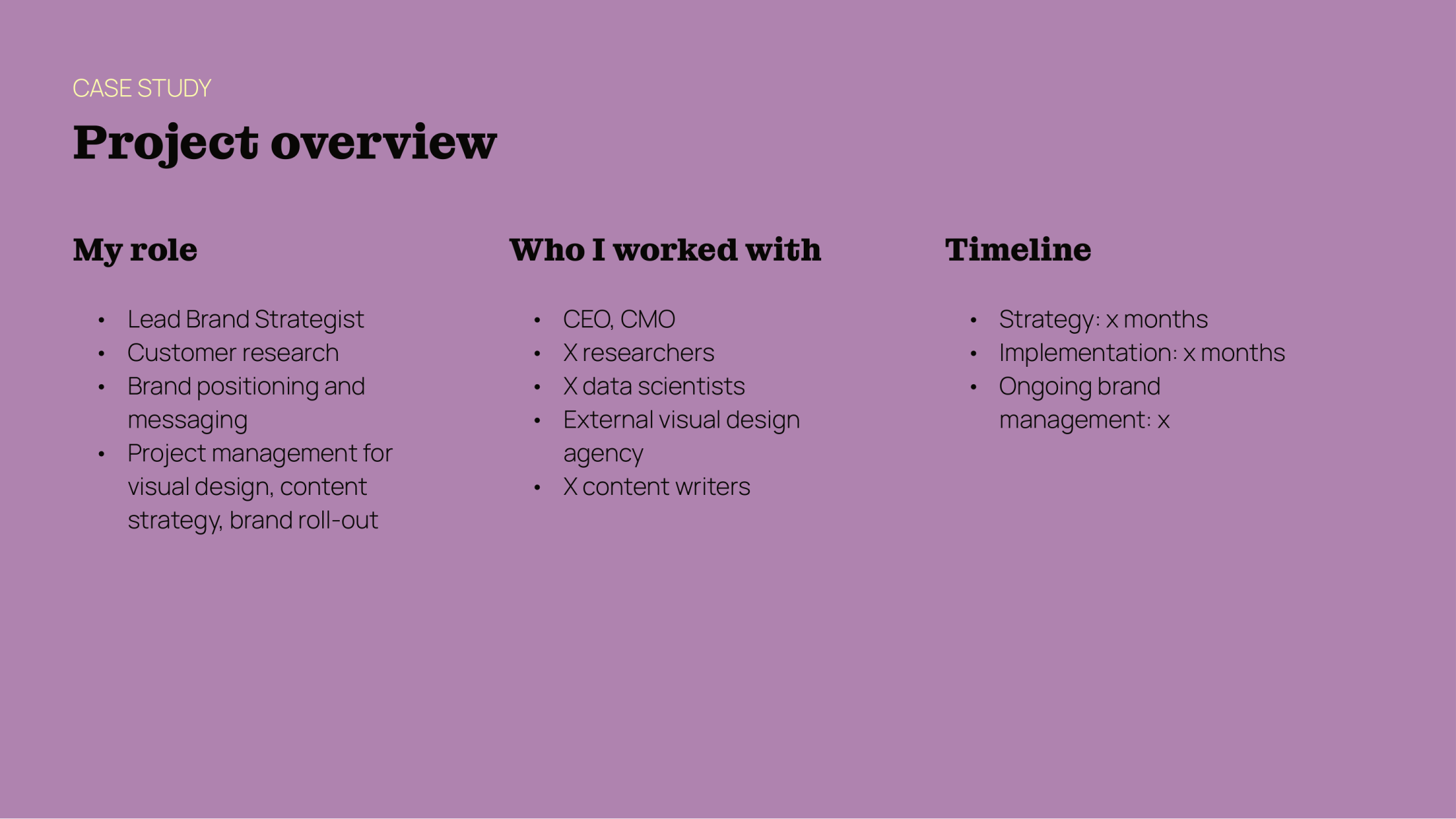 Bold Job Interview and Case Study — slide 16