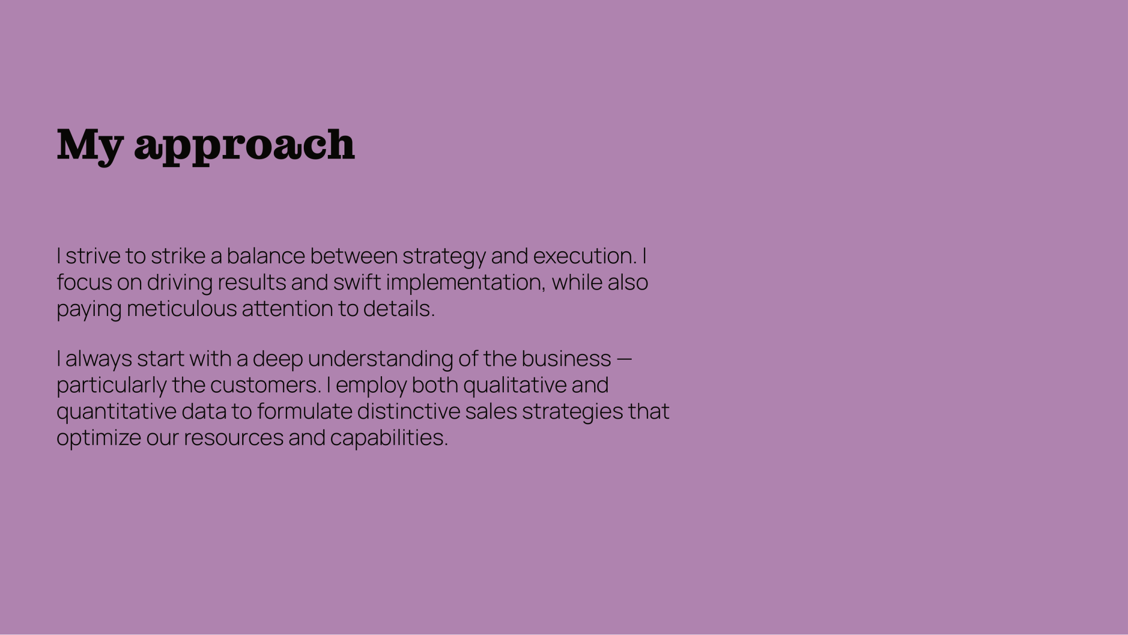 Bold Job Interview and Case Study — slide 4