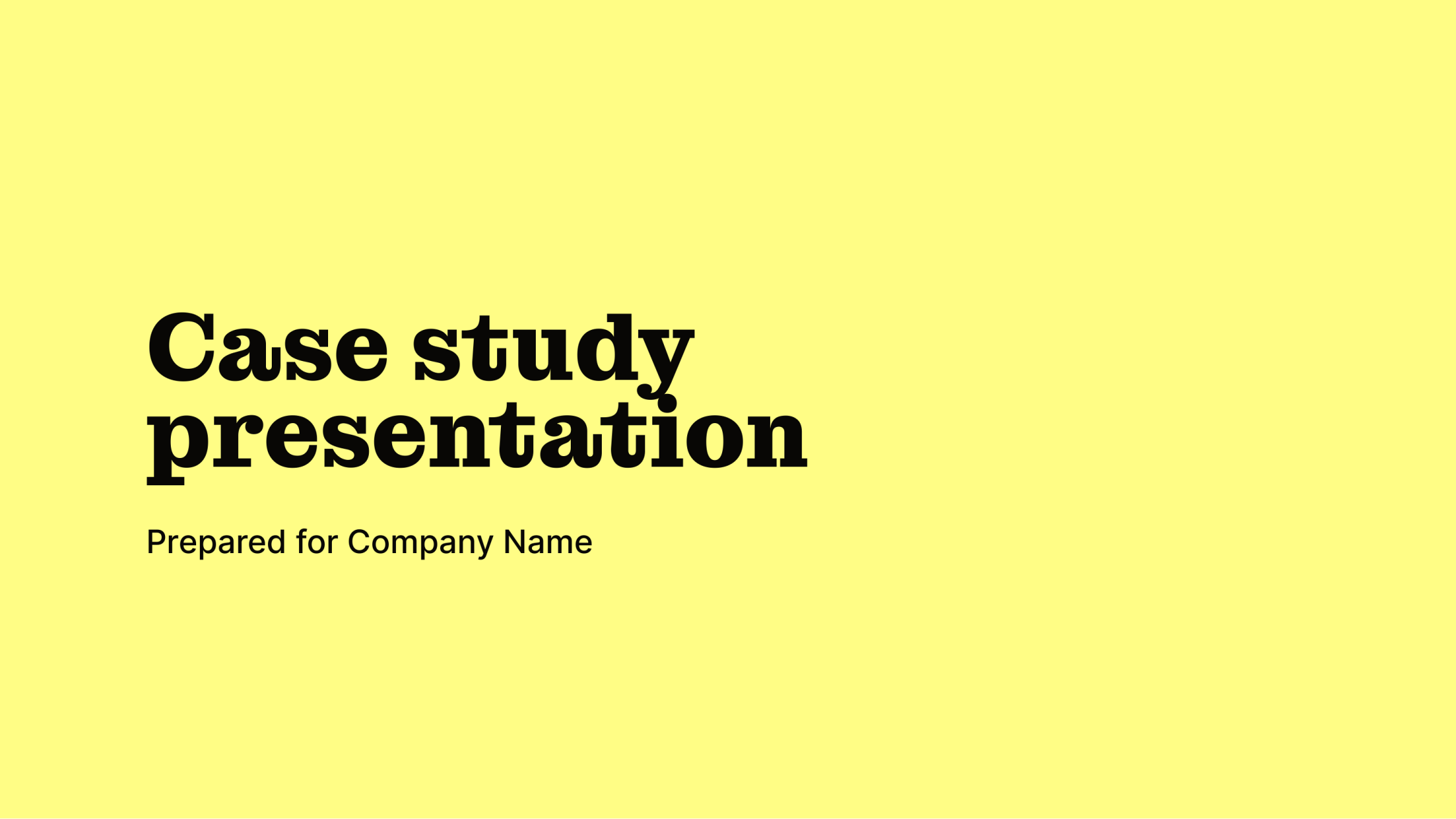 Bold Job Interview and Case Study — slide 7