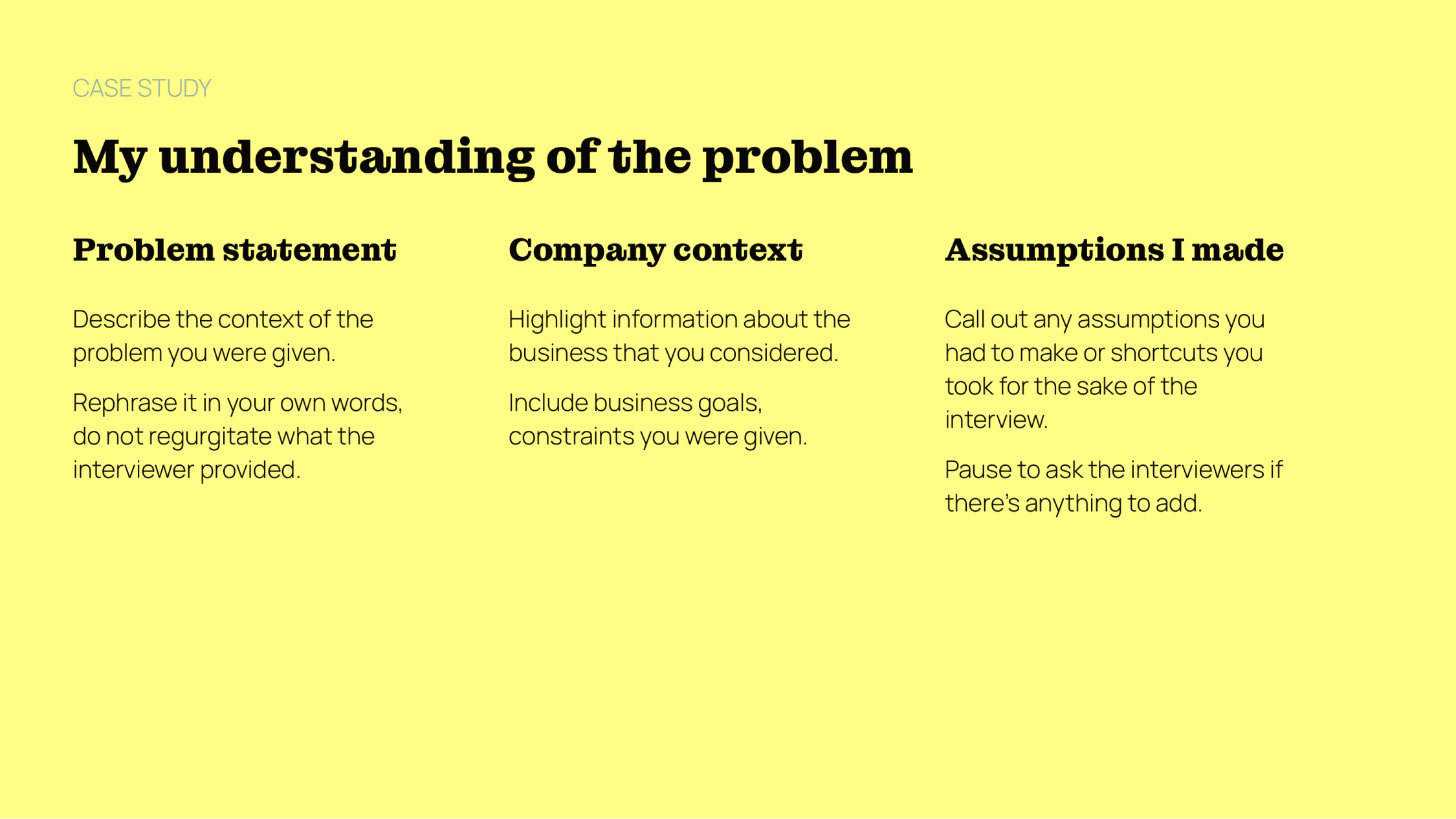 Bold Job Interview and Case Study — slide 8