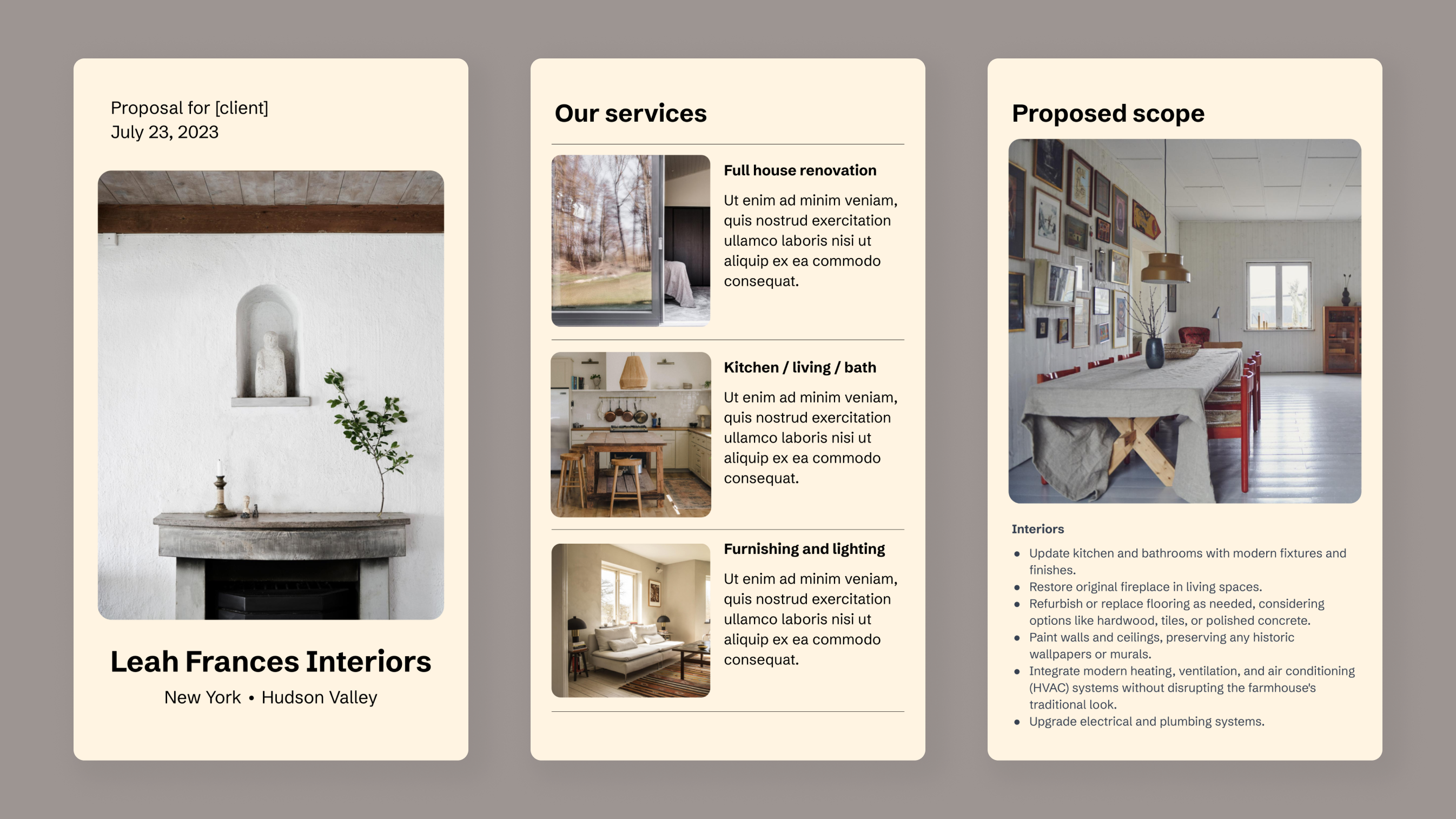 Refined project proposal for clients (vertical) template cover