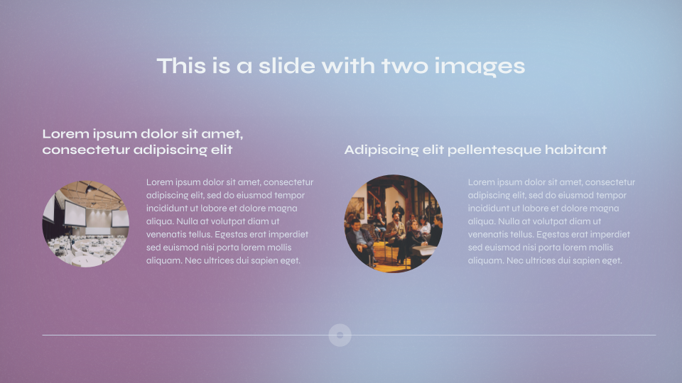 Cosmic Dust Gradient Background Template — slide 10