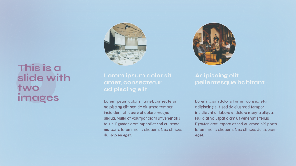 Cosmic Dust Gradient Background Template — slide 11