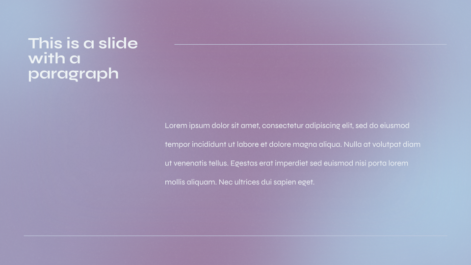 Cosmic Dust Gradient Background Template — slide 3
