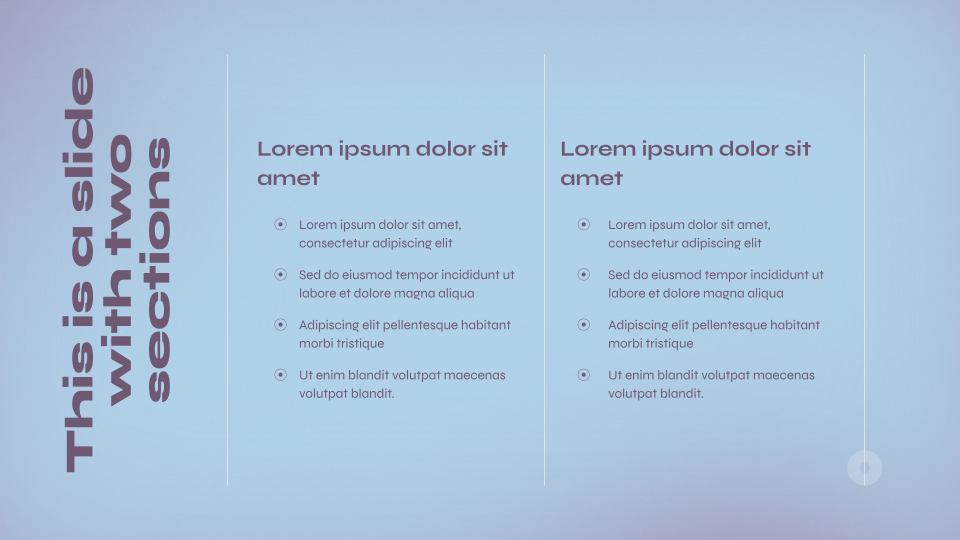 Cosmic Dust Gradient Background Template — slide 5