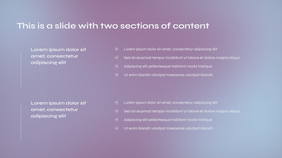 Cosmic Dust Gradient Background Template — slide 6