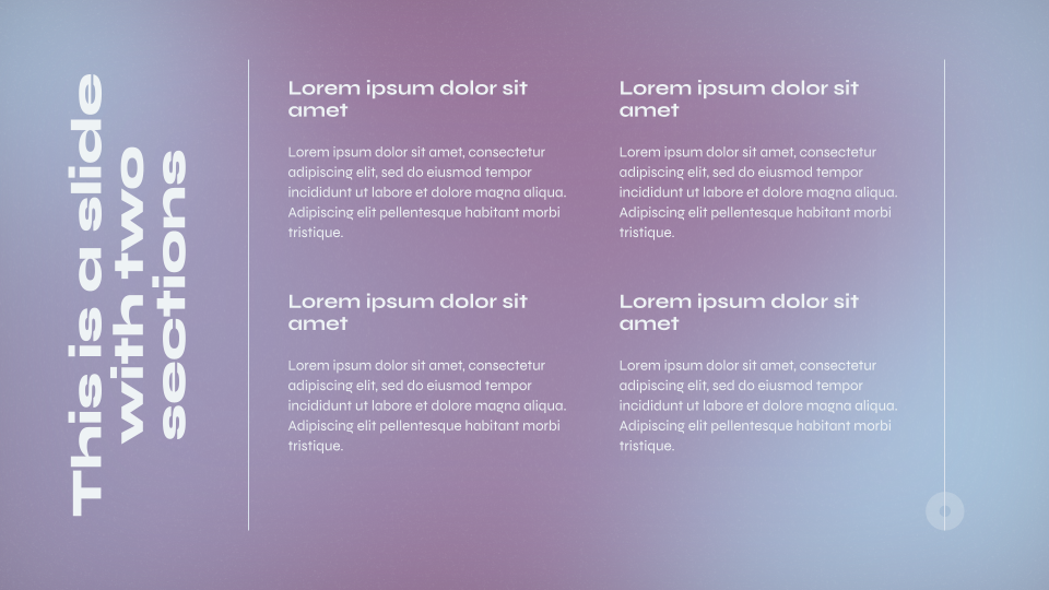 Cosmic Dust Gradient Background Template — slide 8