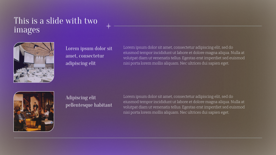 Dark Fairy Gradient Background Template — slide 11