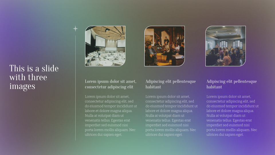 Dark Fairy Gradient Background Template — slide 12
