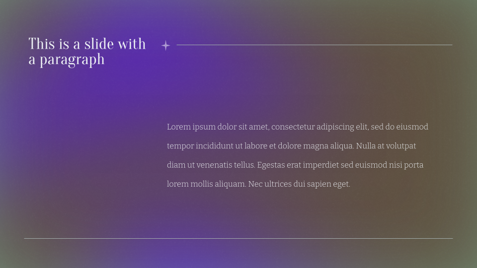 Dark Fairy Gradient Background Template — slide 2