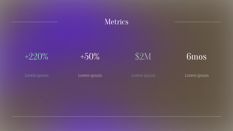 Dark Fairy Gradient Background Template — slide 6