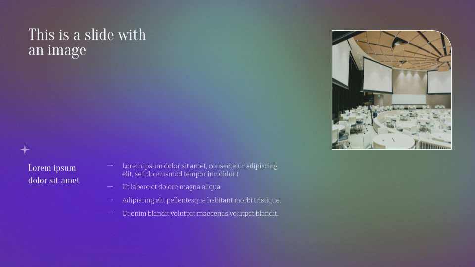 Dark Fairy Gradient Background Template — slide 9