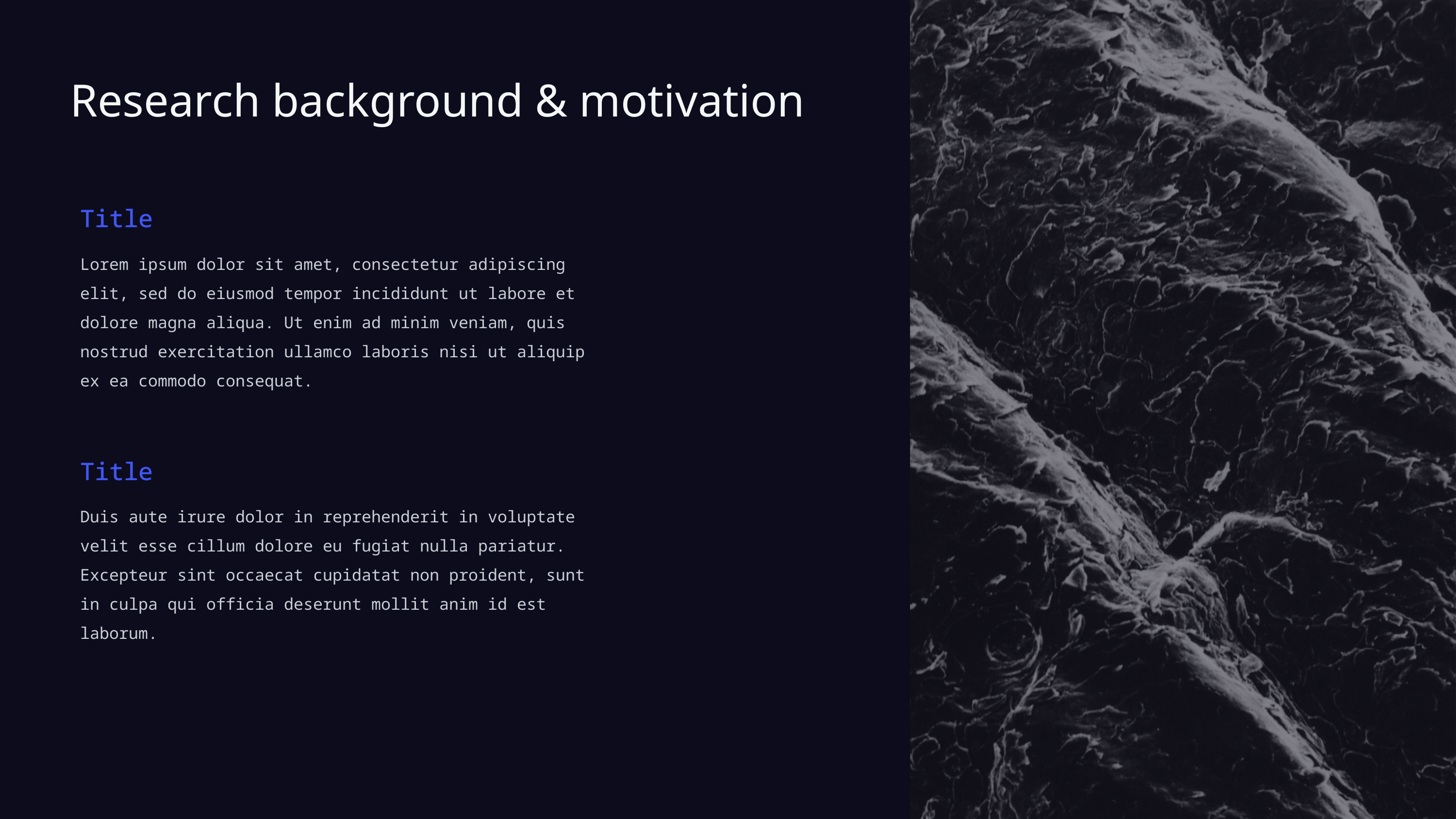 Dark Science and Academic Research Presentation Template — slide 5