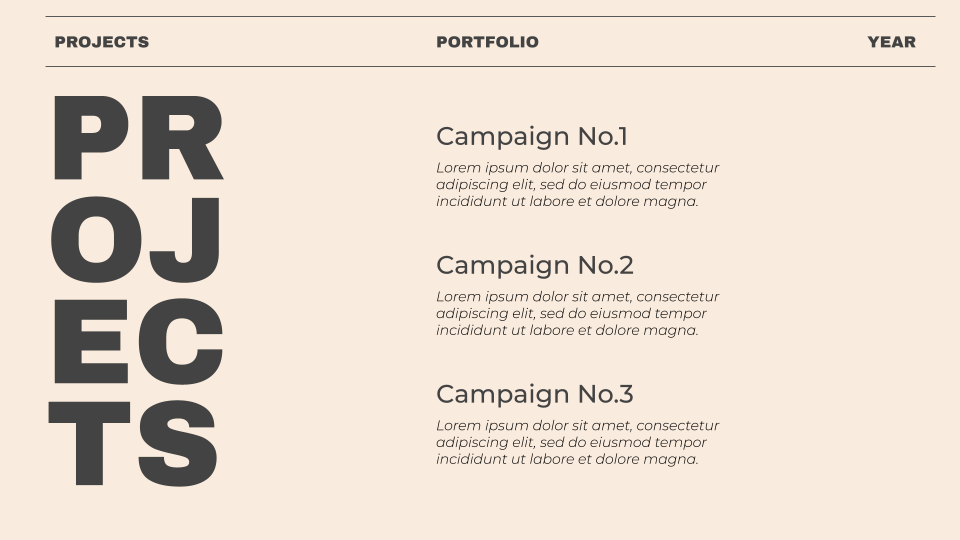 Designer Portfolio Template — slide 2