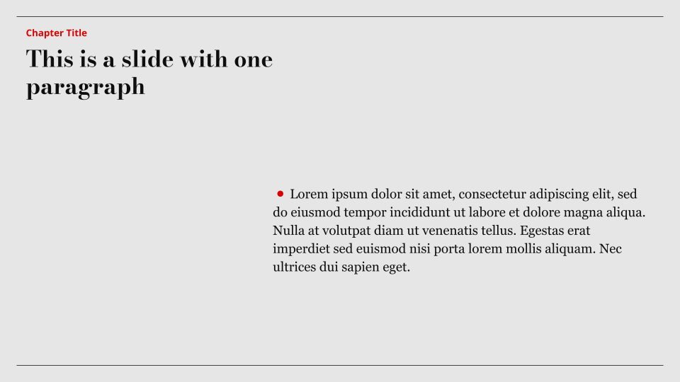 Editorial Presentation Template — slide 3
