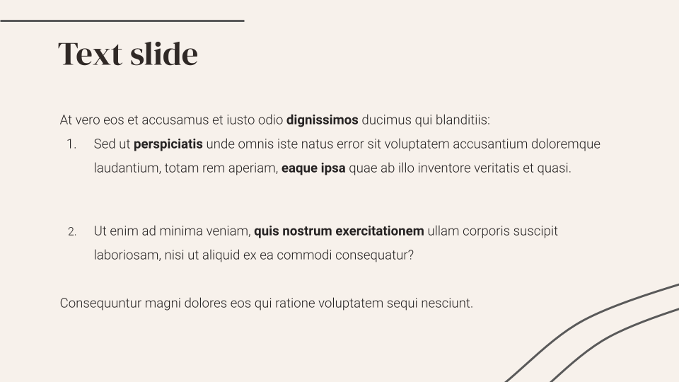 Elegant aesthetic presentation template — slide 4