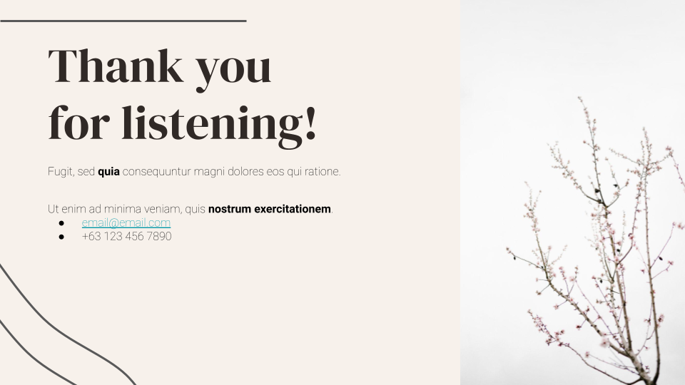 Elegant aesthetic presentation template — slide 9
