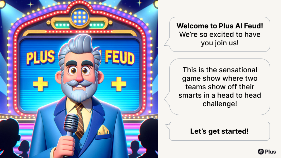 Family Feud template — slide 1
