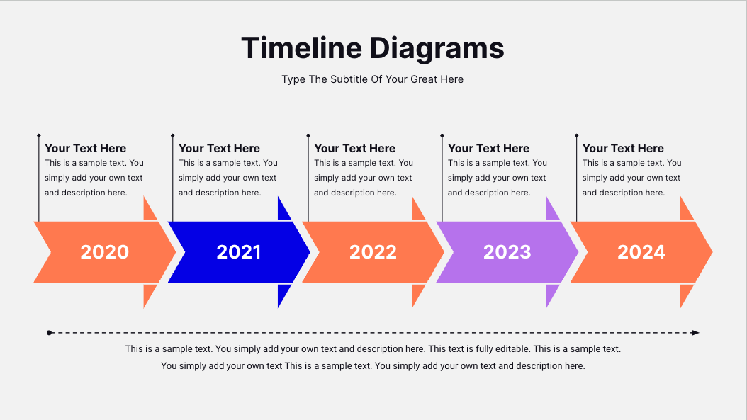 Timeline Infographics — slide 5