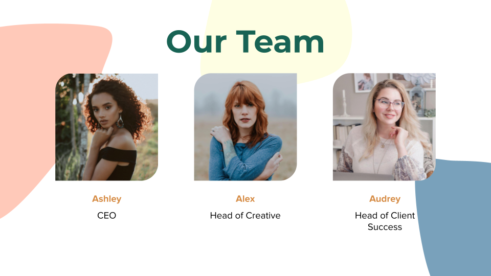Marketing agency pitch deck template — slide 6