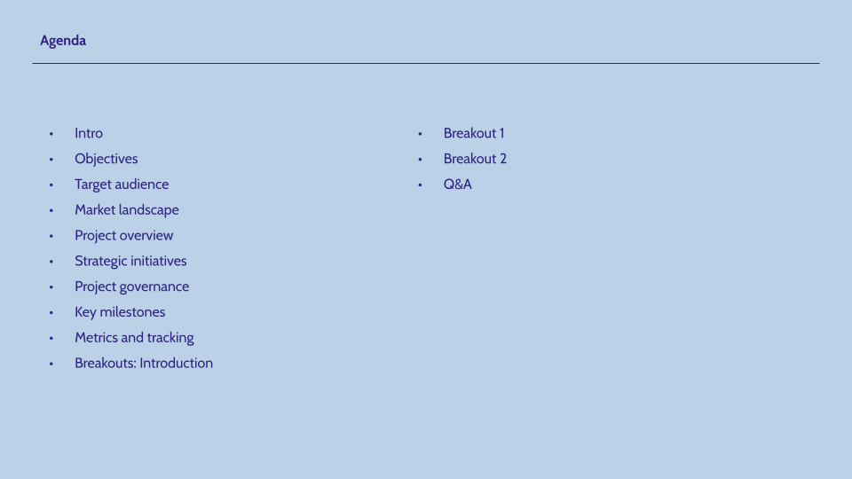 Minimalist Blue — slide 2